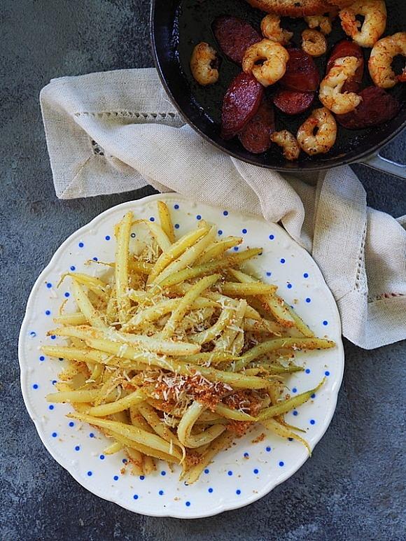 Fasolka szparagowa z panko i parmezanem sezonowo od a do m