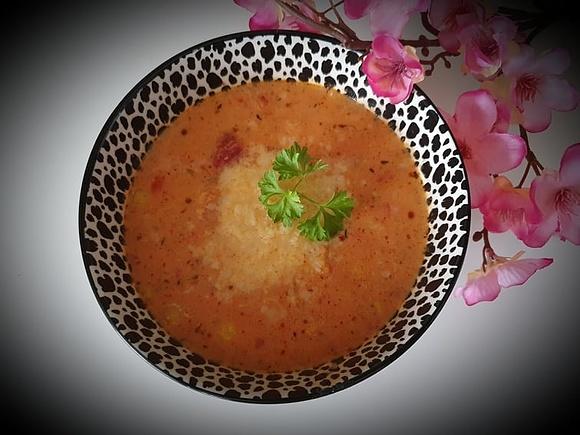Zupa gyros z kurczakiem