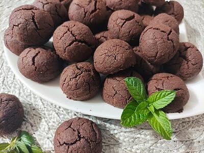 Ciasteczka budyniowe z Nutellą