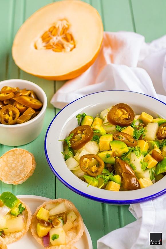 Ceviche z melona i awokado