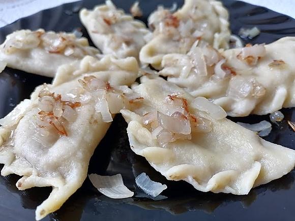 Pierogi z wątróbką