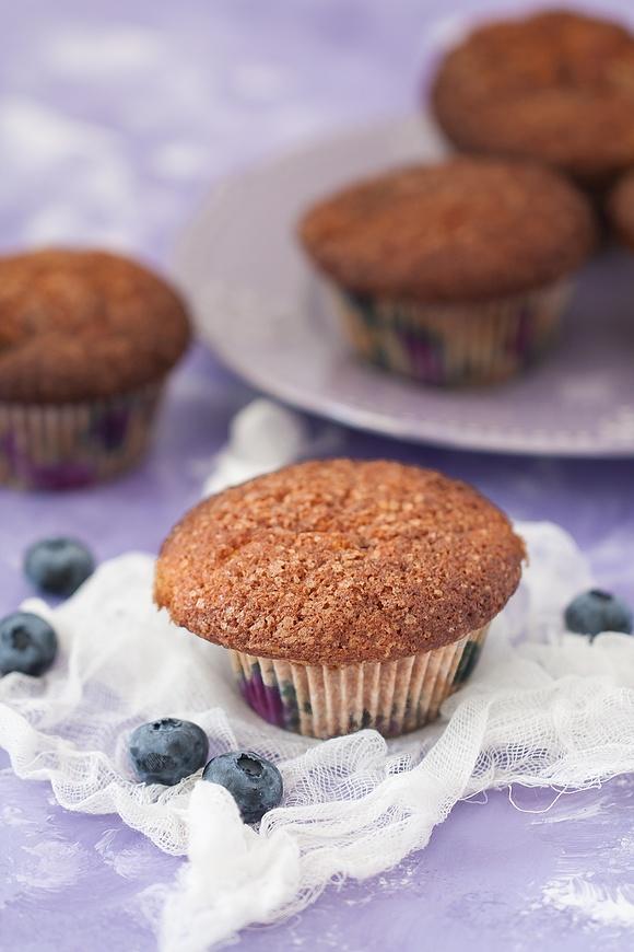 Muffiny z borówkami