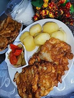Grzyby boczniaki w cieście