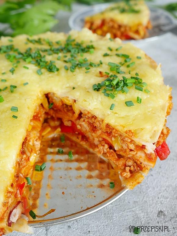 Tort meksykański z tortilli