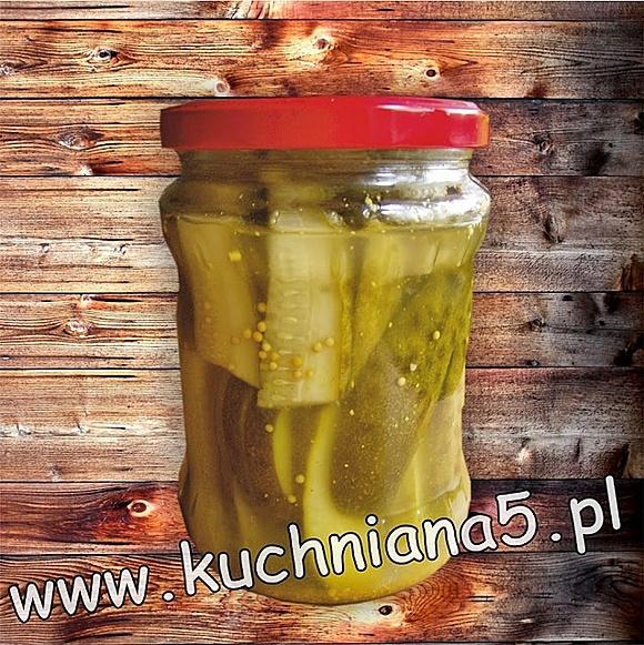 Ogórki w zalewie curry