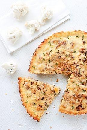 Tarta z pieczonym kalafiorem
