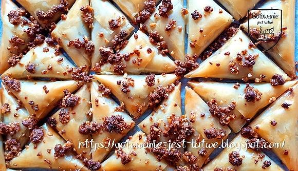 Ciasto filo z orzechami