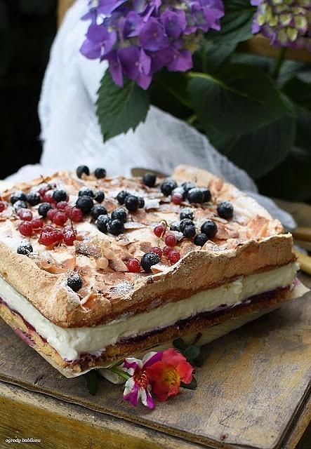 Ciasto porzeczkowo kokosowe