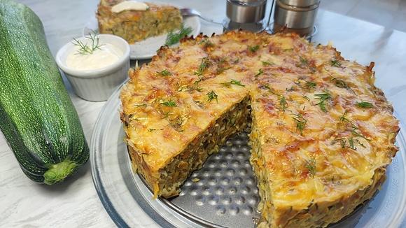 Zapiekanka z cukinii i marchewki