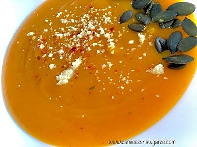 Zupa krem z pieczonej dyni