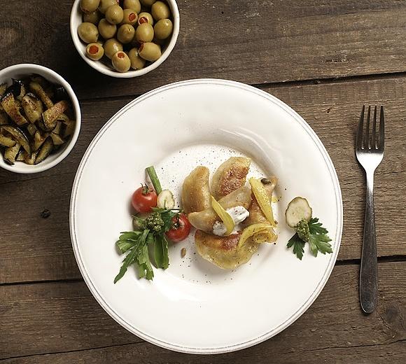 Pierogi z młodą kapustą i koperkiem
