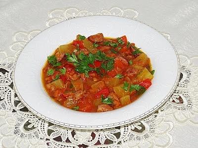 Bigos z cukinii