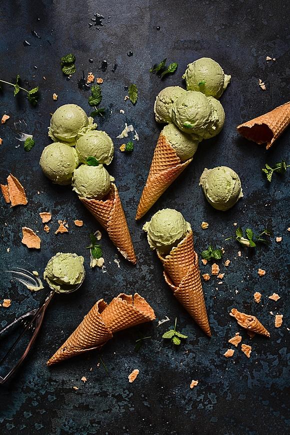 Super proste fit lody pistacjowe z 3 składników