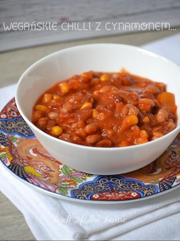 Wegańskie chili z cynamonem