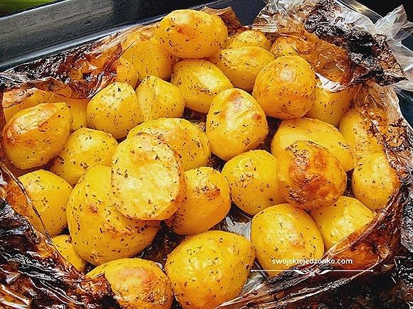 Ziemniaczki pieczone w jogurcie bez tłuszczu