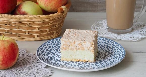 Ciasto z ryżem i jabłkami bez pieczenia