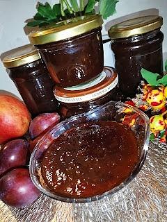 Dżem śliwkowo jabłkowy z galaretką