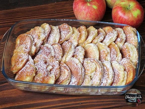 Babcie przepis na jabłka w cieście