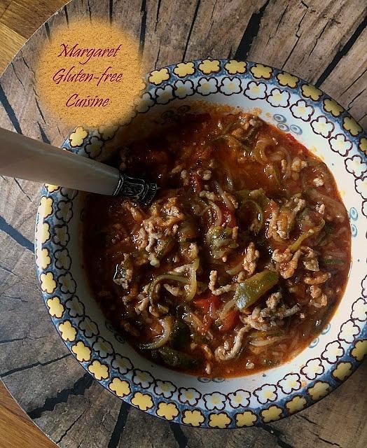 Szybkie cuketti bolognese bez zbóż