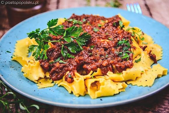 Makaron z ragù z kangura