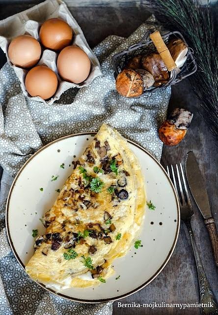 Omlet z grzybami