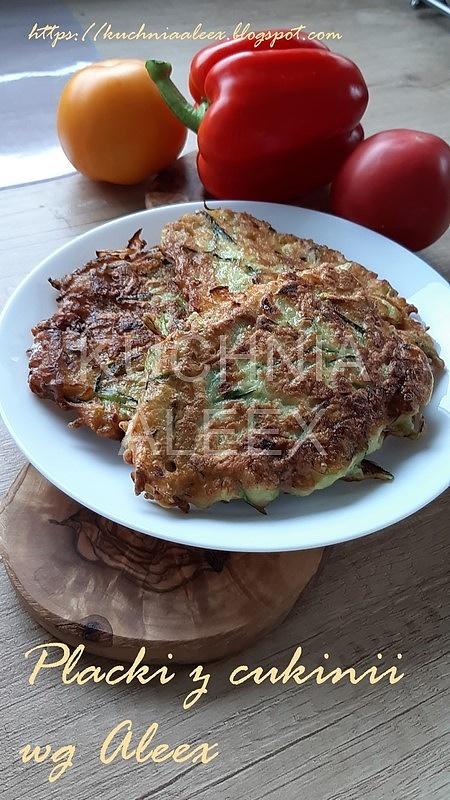 Chrupiące placki z cukinii wg Aleex