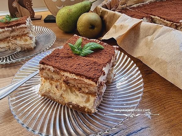Tiramisu z gruszkami - prosty przepis