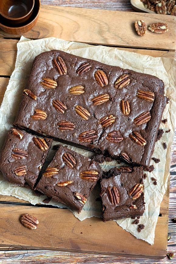 Brownie z orzechami pekan