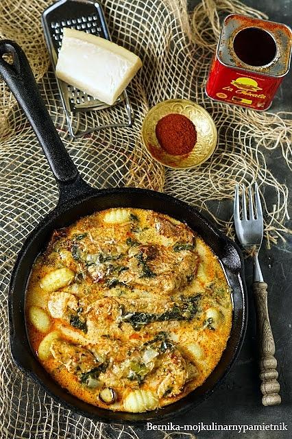 Indyk w kremowym sosie z gnocchi