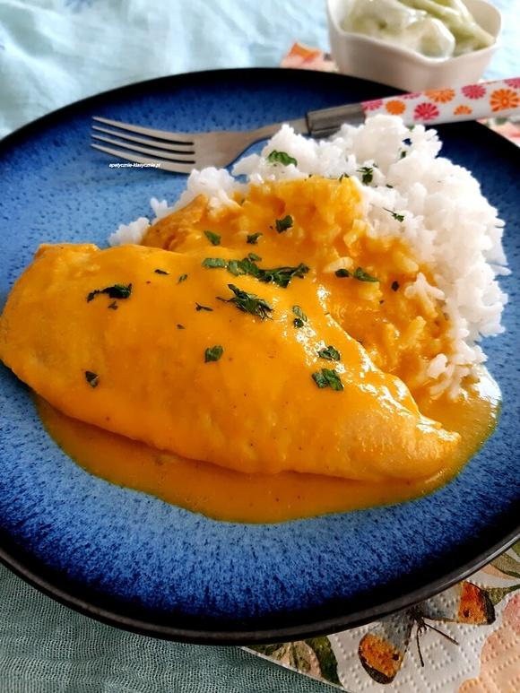 Filet z kurczaka w sosie dyniowym