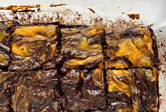 Wegańskie brownie z dynią