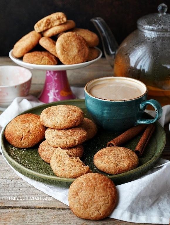 Ekspresowe ciastka cynamonowe - snickerdoodles