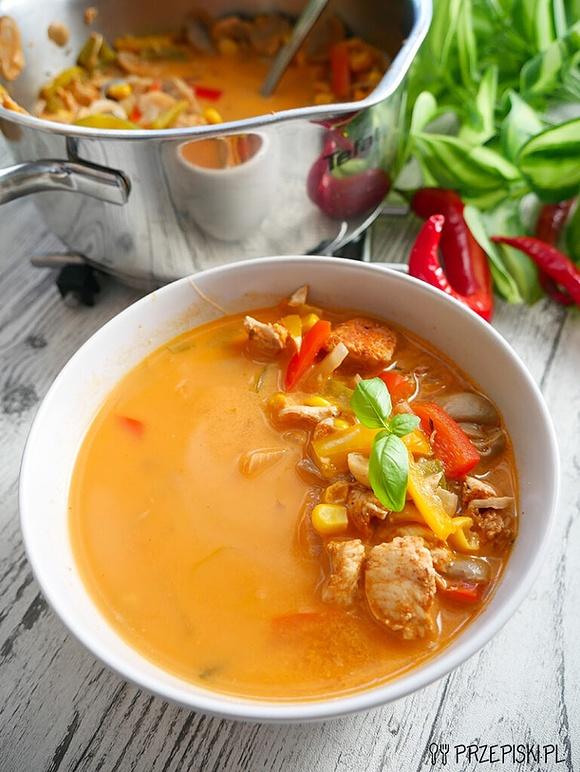 Zupa kebab gyrosowa
