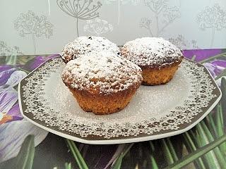 Babeczki kawowo-owsiane z jabłkiem