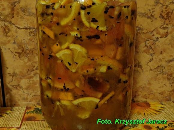 Likier świąteczny pomarańczowo-kawowo-miodowy