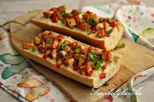 Zapiekanki gyros na bagietce
