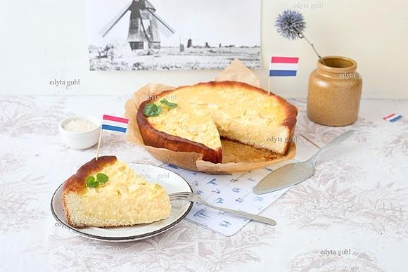 Holenderskie ciasto ryżowe rijstevlaai