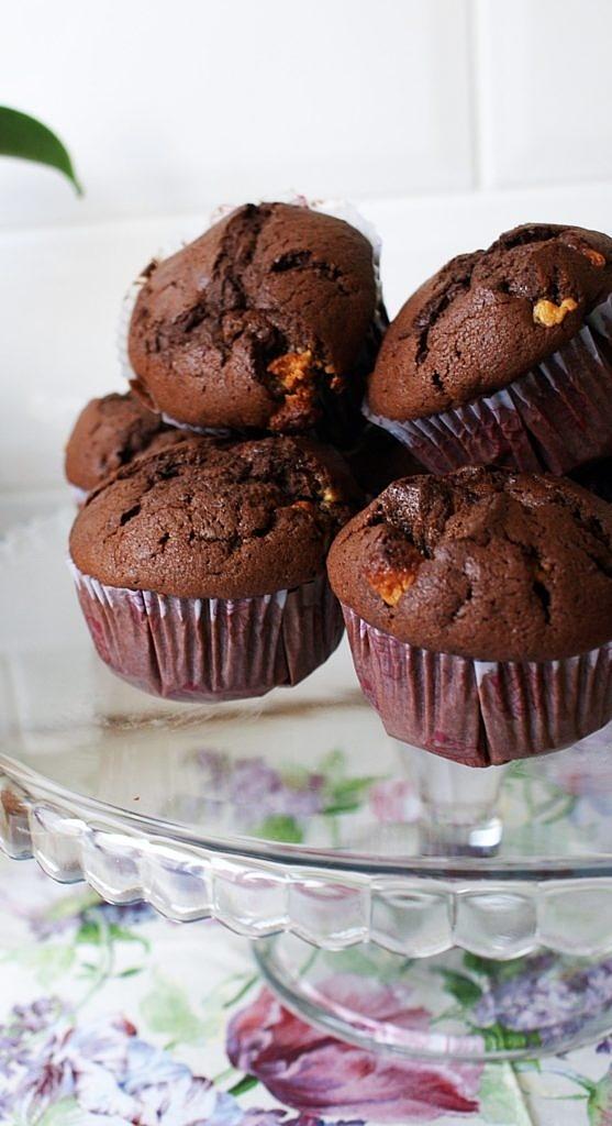 Muffinki potrójnie czekoladowe