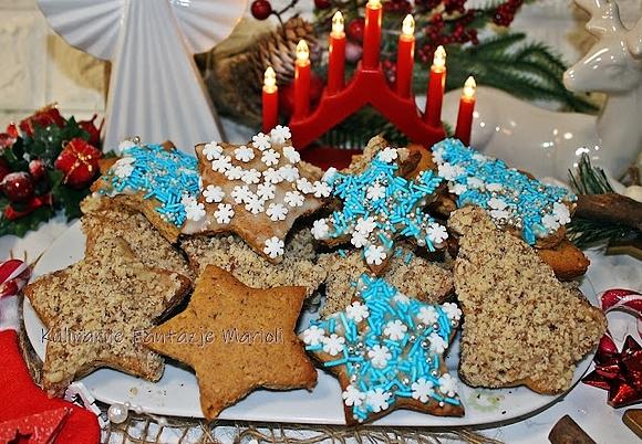 Lebkuchen - świąteczne pierniczki z orzechami