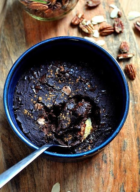 Pieczona owsianka brownie z bananem - szybki przepis