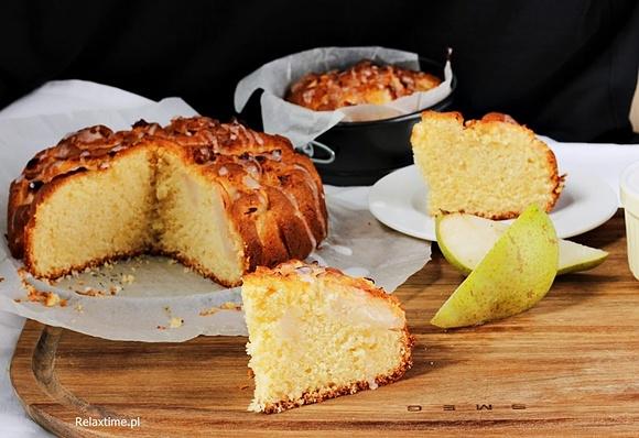 Ciasto z mascarpone i gruszkami