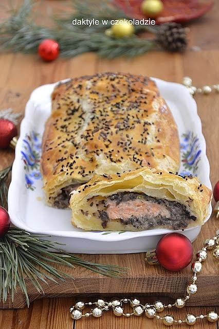 Łosoś a la Wellington