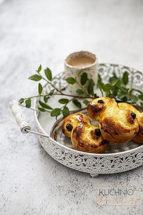 Lussekatter – bułeczki św. Łucji.