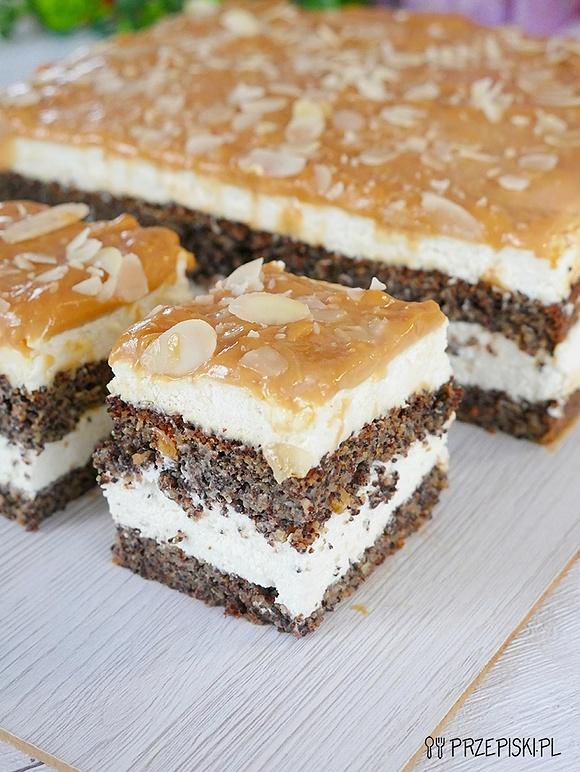 Makowa krówka - prosty przepis na ciasto makowe