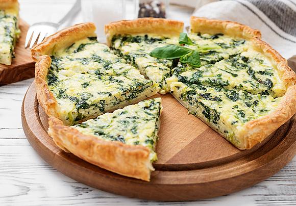 Tarta ze szpinakiem i serem feta