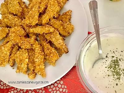 Pieczone nuggetsy z indyka