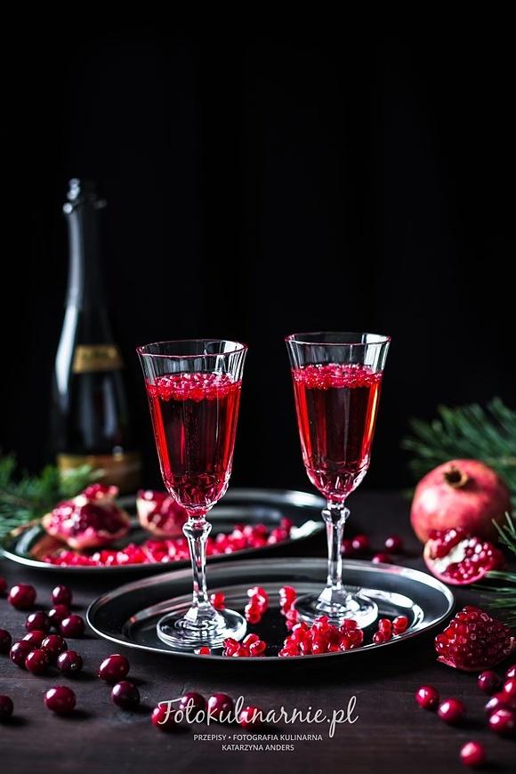 Prosecco z grenadiną i granatem