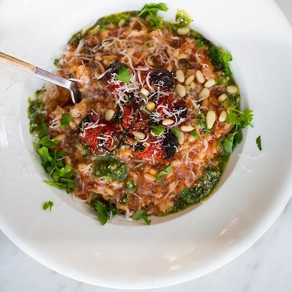 Risotto z pomidorami