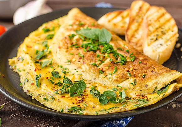 Omlet z przyprawami