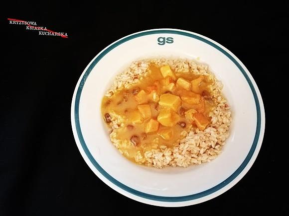 Curry z leśnej kury w mleku ziemniaczanym